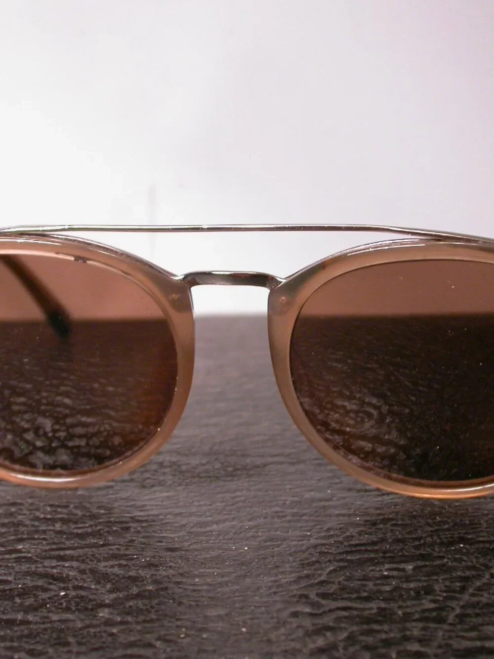 Etnia Barcelona Ferlandia Beige Clear Gold Sunglasses Frame ONLY Spain
